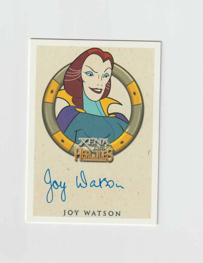 2005 Xena and Hercules Animated Movie Autographs Joy Watson as Voice of Hera