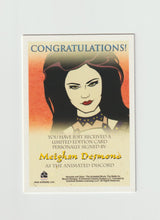 Load image into Gallery viewer, 2005 Xena and Hercules Animated Movie  Autographs Meighan Desmond as Animated Discord
