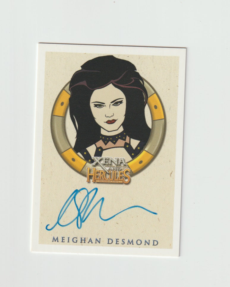 2005 Xena and Hercules Animated Movie  Autographs Meighan Desmond as Animated Discord
