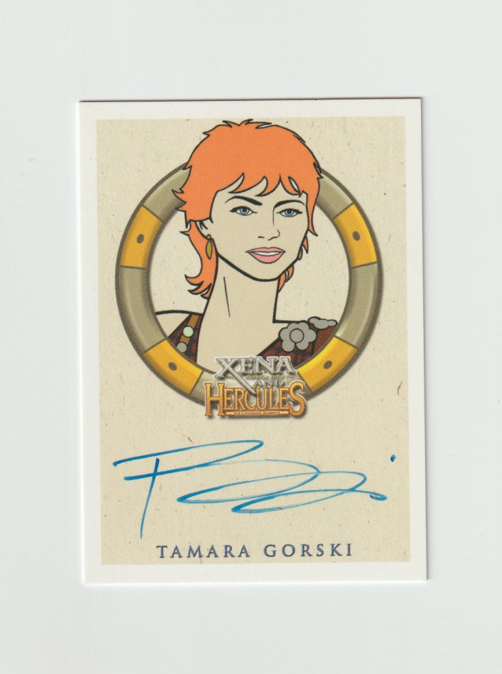 2005 Xena and Hercules Animated Movie Autographs Tamara Gorski as Animated Morrigan