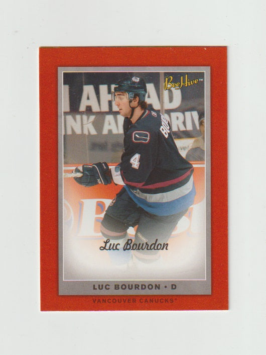 2006-07 Beehive Red Facsimile Signatures #159 Luc Bourdon