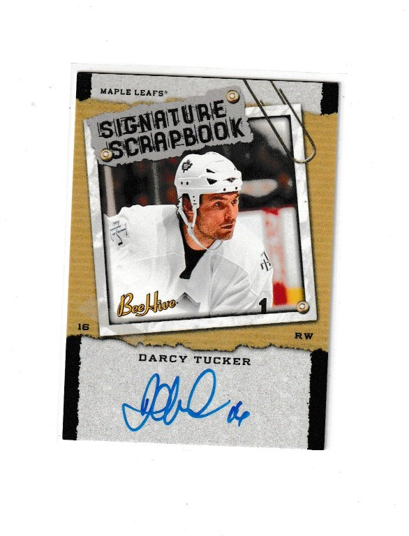 2006-07 Beehive Signature Scrapbook #SS-DT Darcy Tucker