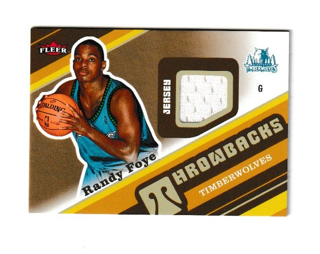 2006-07 Fleer Throwbacks #T-RF Randy Foye