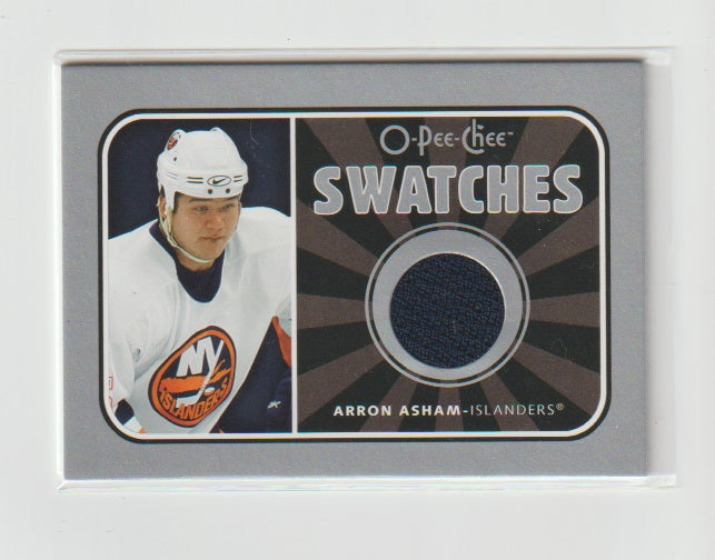 2006-07 O-Pee-Chee Swatches #S-AA Aaron Asham