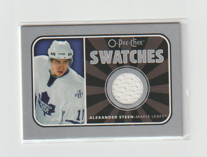 2006-07 O-Pee-Chee Swatches #S-AS Alexander Steen