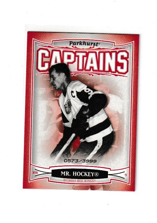 2006-07 Parkhurst Captains #179 Gordie Howe