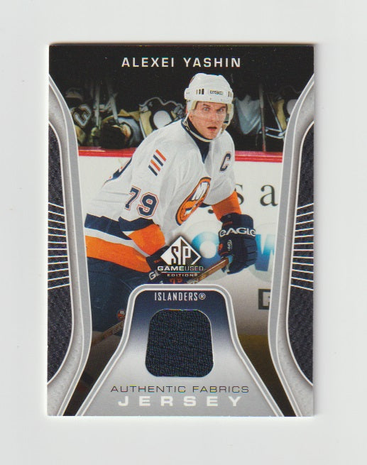 2006-07 SP Game Used Authentic Fabrics #AF-AY Alexei Yashin