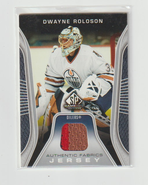 2006-07 SP Game Used Authentic Fabrics #AF-DR Dwayne Roloson