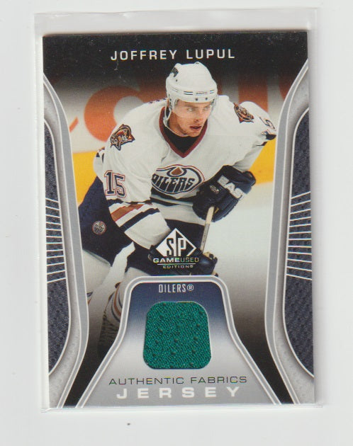 2006-07 SP Game Used Authentic Fabrics #AF-LU Joffrey Lupul