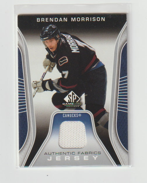 2006-07 SP Game Used Authentic Fabrics #AF-MO Brendan Morrison