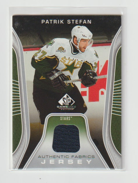 2006-07 SP Game Used Authentic Fabrics #AF-PS Patrik Stefan