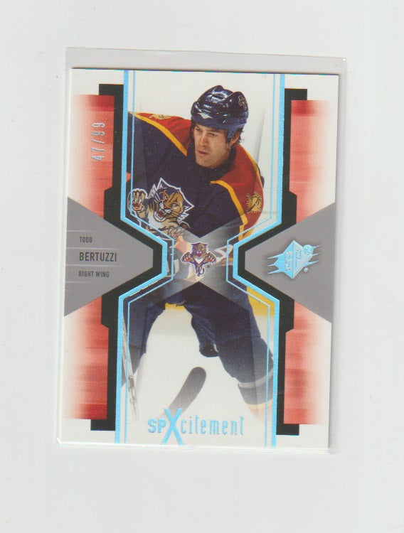 2006-07 SPx SPxcitement Spectrum #X45 Todd Bertuzzi