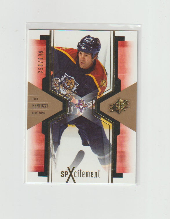 2006-07 SPx SPxcitement #X45 Todd Bertuzzi