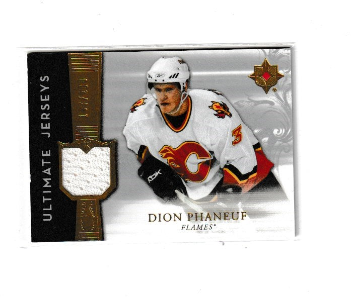 2006-07 Ultimate Collection Ultimate Jerseys #UJ-DP Dion Phaneuf