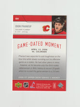 Load image into Gallery viewer, 2006-07 Upper Deck Game Dated Moments #GD4 Dion Phaneuf
