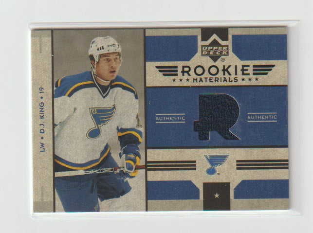 2006-07 Upper Deck Rookie Materials #RM-DK D.J. King