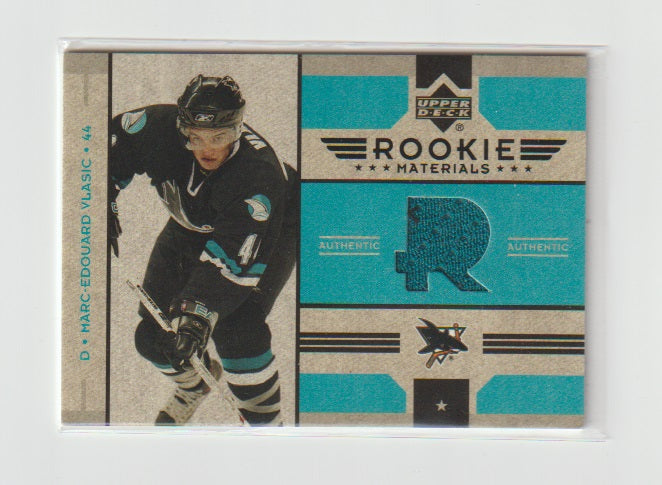 2006-07 Upper Deck Rookie Materials #RM-MV Marc-Edouard Vlasic