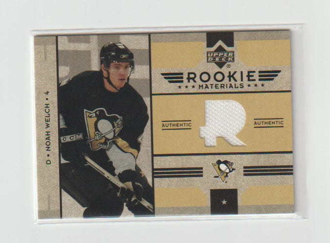 2006-07 Upper Deck Rookie Materials #RM-NW Noah Welch