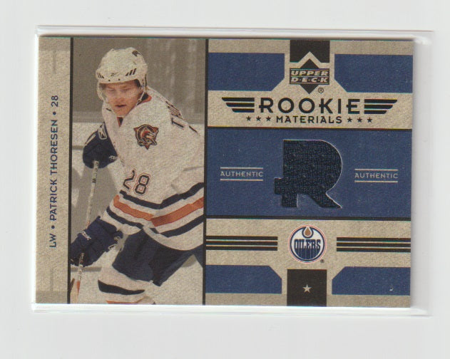 2006-07 Upper Deck Rookie Materials #RM-PT Patrick Thoresen