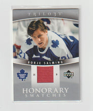 Load image into Gallery viewer, 2006-07 Upper Deck Trilogy Honorary Swatches #HS-BS Borje Salming
