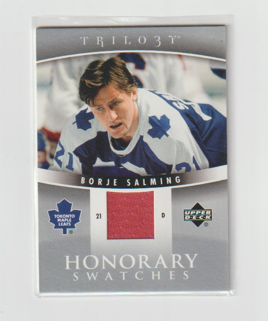 2006-07 Upper Deck Trilogy Honorary Swatches #HS-BS Borje Salming