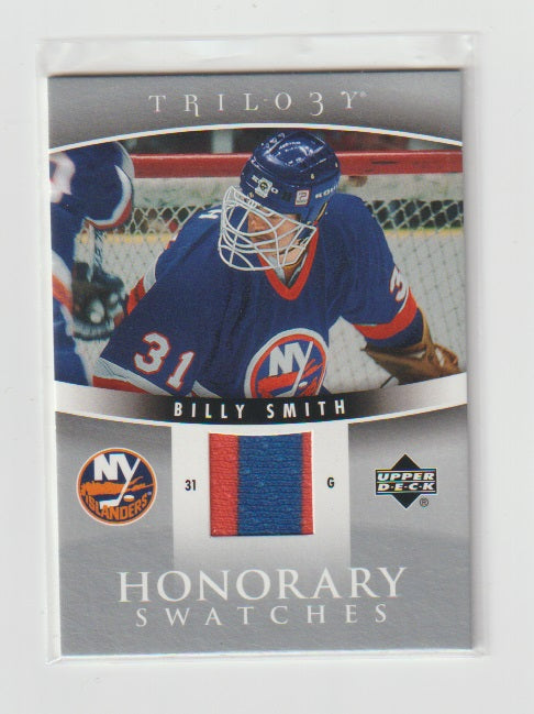 2006-07 Upper Deck Trilogy Honorary Swatches #HS-SM Billy Smith