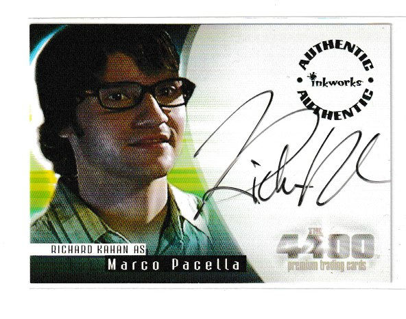 2006 4400 Season 1 Autographs #A-9 Richard Kahan as Marco Pacella