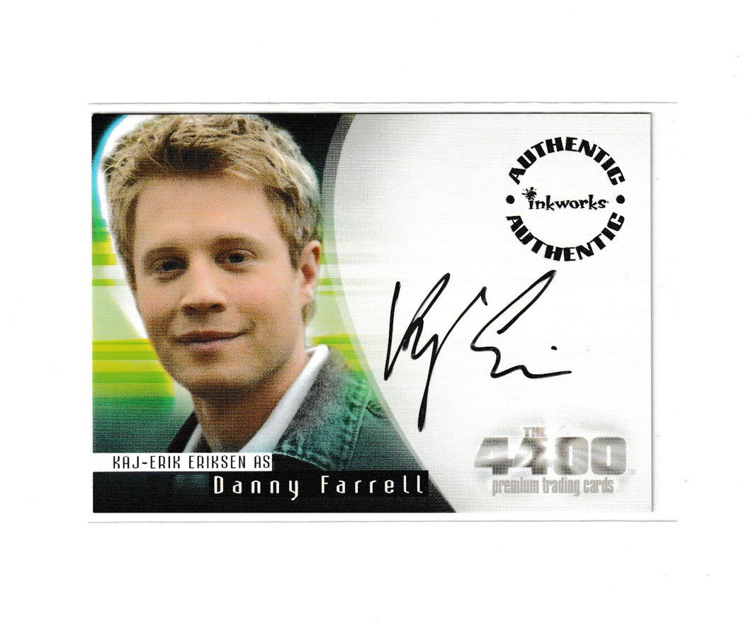 2006 4400 Season 1 Autograph #A-6 Kaj-Erik Eriksen as Danny Farrell