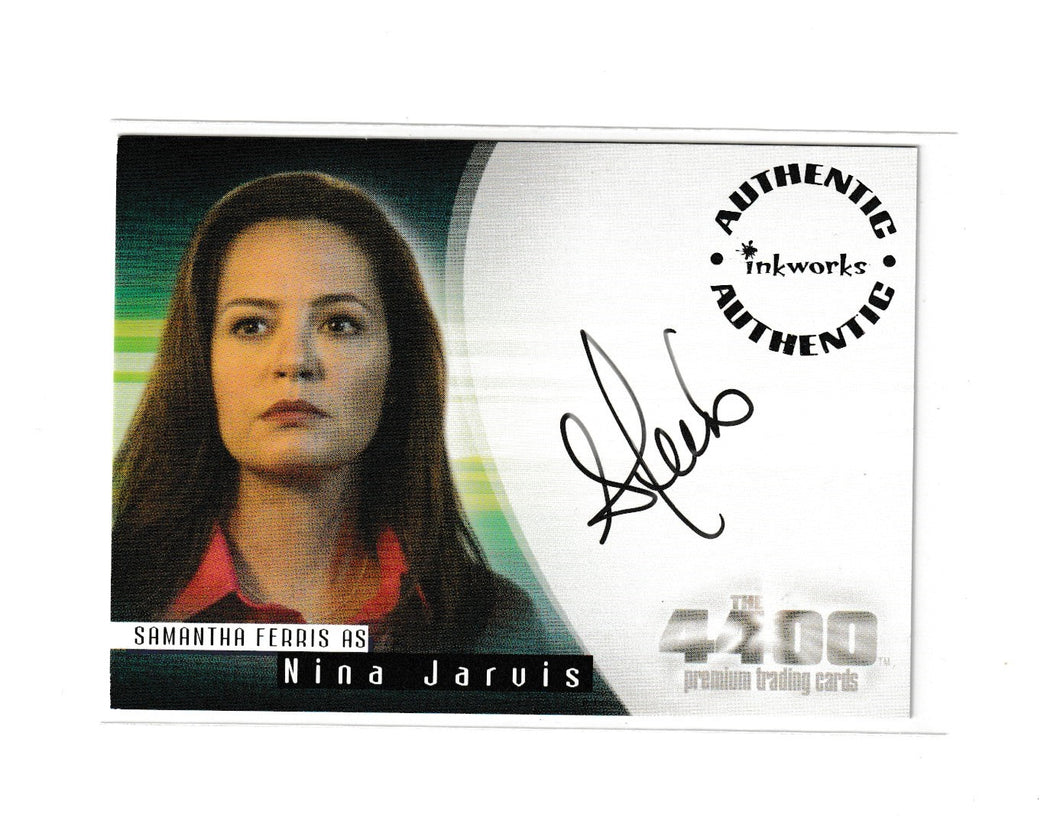 2007 4400 Season 2 Autograph #A-14 Samantha Ferris as Nina Jarvis