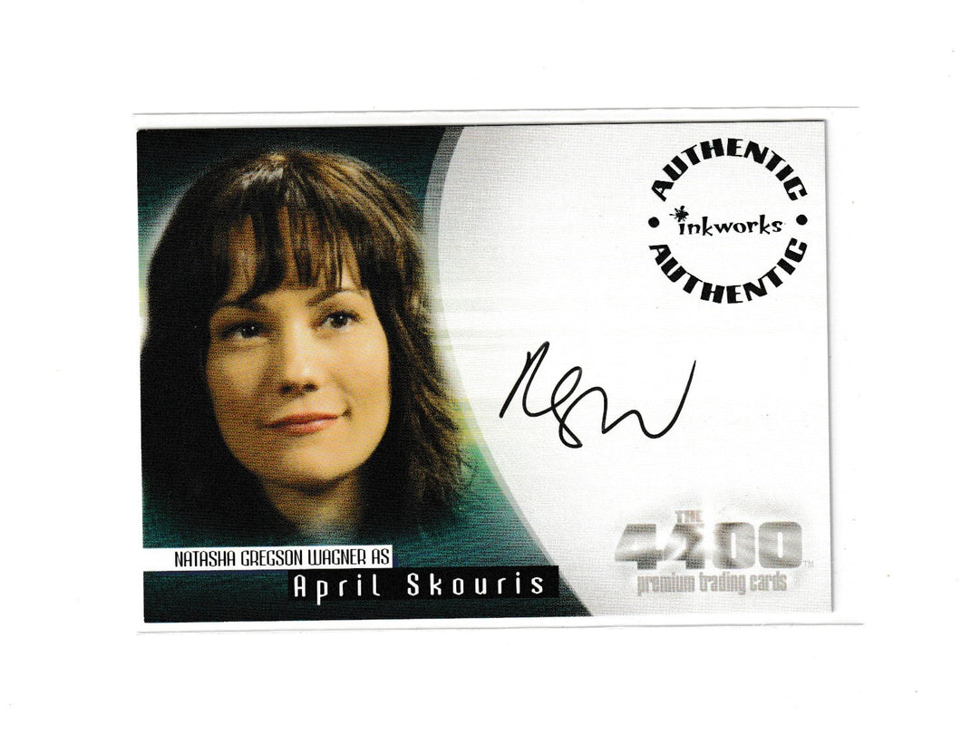 2007 4400 Season 2 Autograph #A-15 Natasha Gregson Wagner as April Skouris