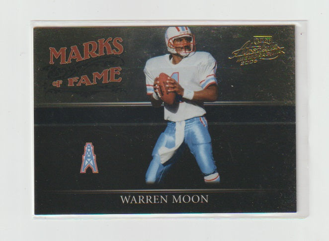 2006 Absolute Memorabilia Marks of Fame Gold #MF-12 Warren Moon