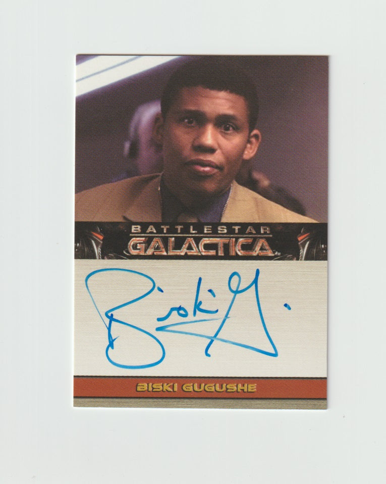 2006 Battlestar Galactica Season 1 Autographs Biski Gugushe as Sekou Hamilton