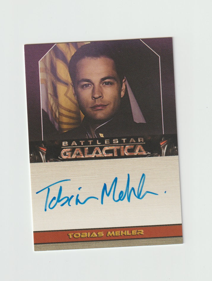 2006 Battlestar Galactica Season 1 Autographs Tobias Mehler as Zak Adama