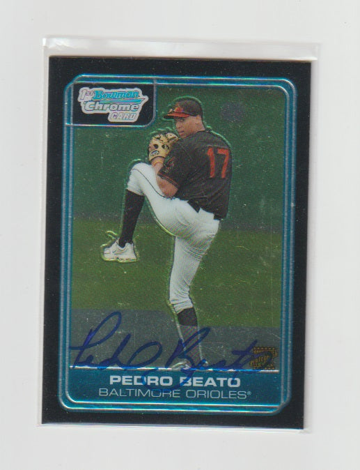 2006 Bowman Chrome Draft Autograph #DP86 Pedro Beato