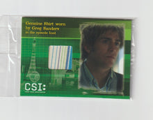 Load image into Gallery viewer, 2006 CSI Series 3 Costumes #CSIS3-C1 Greg Sanders played by Eric Szmanda
