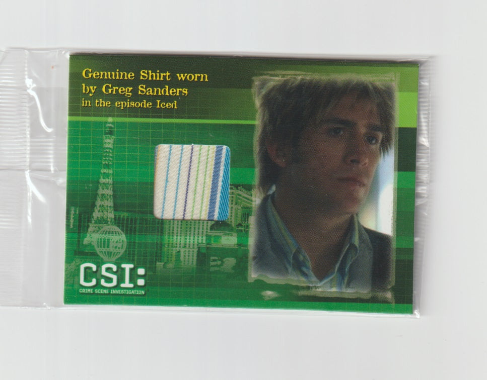 2006 CSI Series 3 Costumes #CSIS3-C1 Greg Sanders played by Eric Szmanda