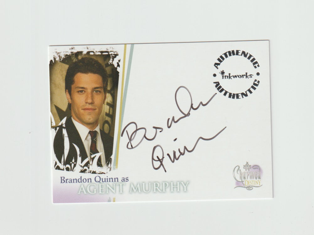 2006 Charmed Destiny Autographs #A-10 Brandon Quinn as Agent Murphy