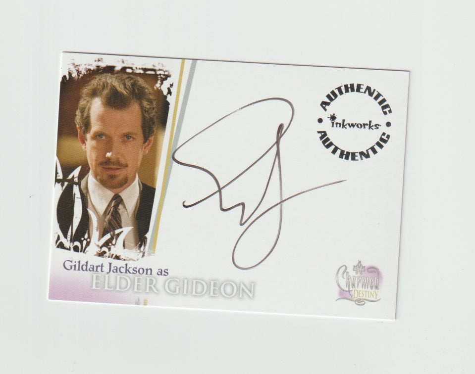 2006 Charmed Destiny Autographs #A-8 Gildart Jackson as Elder Gideon