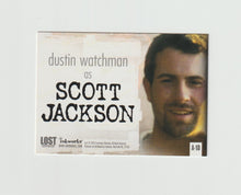 Load image into Gallery viewer, 2006 Lost Revelations Autographs #A-10 Dustin Watchman as Scott Jackson
