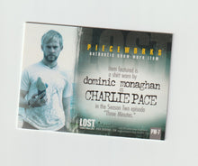 Load image into Gallery viewer, 2006 Lost Season 2 Pieceworks #PW-7 Dominic Monaghan as Charlie Pace
