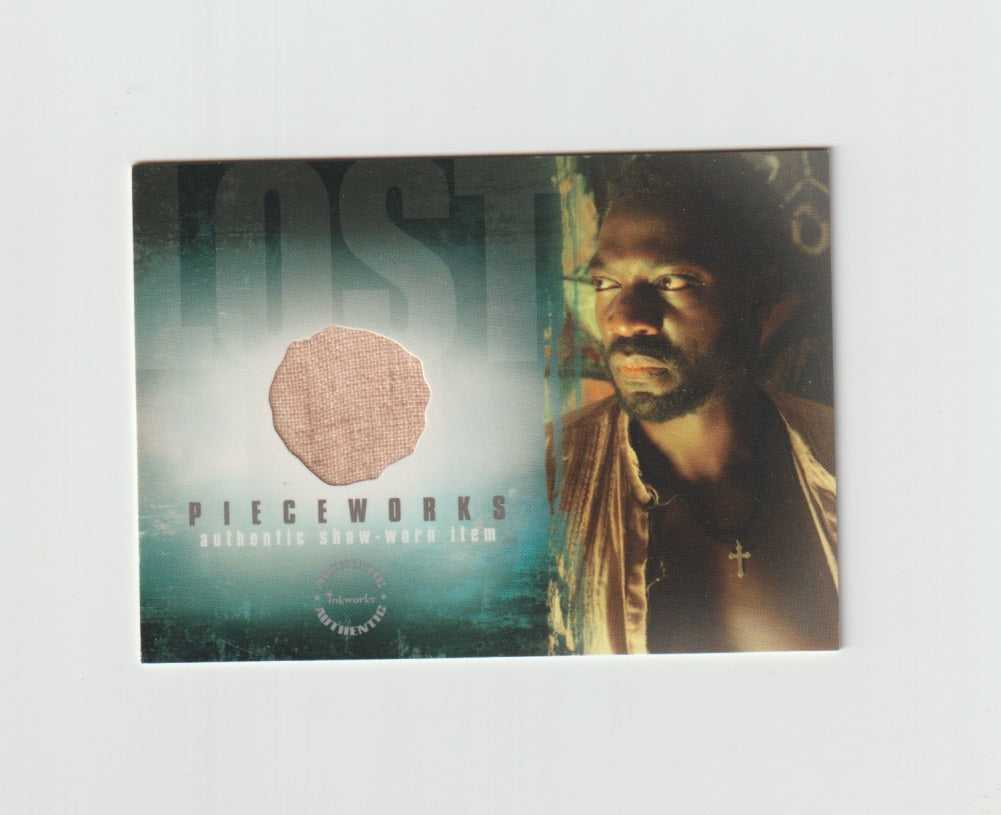 2006 Lost Season 2 Pieceworks #PW-8 Adewale Akinnouye-Agbaje as Mr. Eko