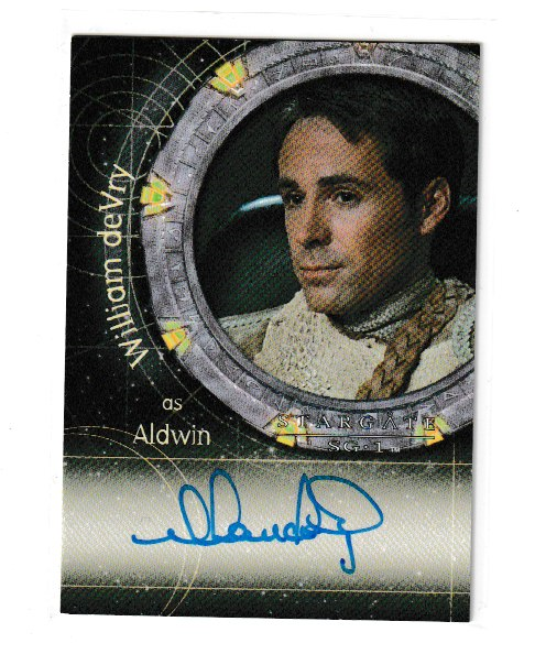 2006 Stargate SG-1 S8 #A71 William deVry as Aldwin Autograph