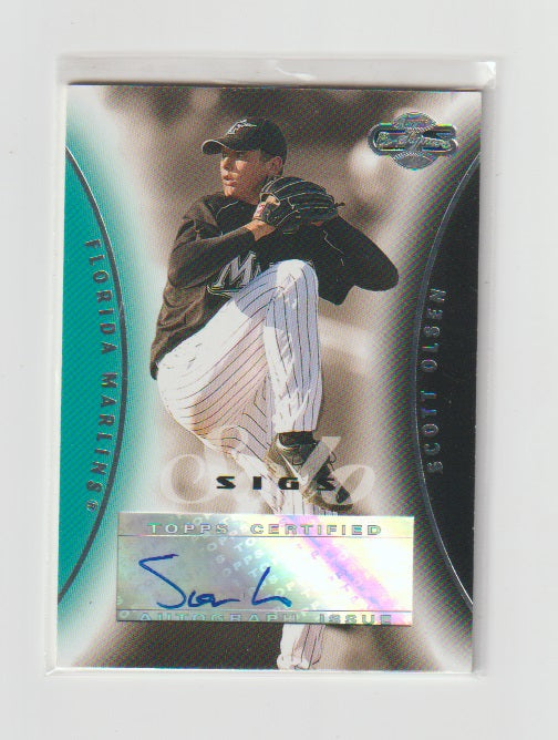 2006 Topps Co-Signers Solo Signatures #SS-50 Scott Olsen