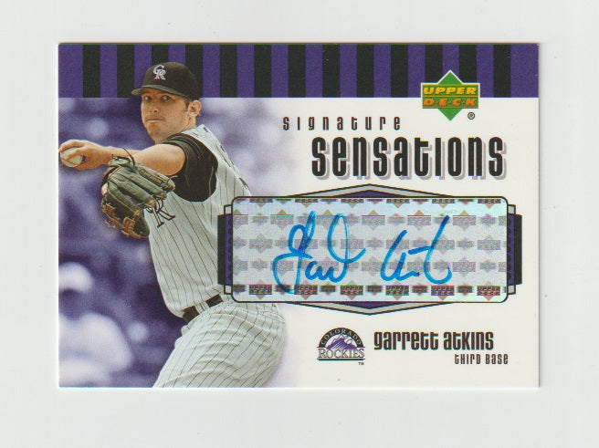 2006 Upper Deck Signature Sensations #SS-GA Garrett Atkins