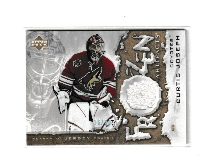 2007-08 Artifacts Frozen Artifacts Gold #FA-CJ Curtis Joseph