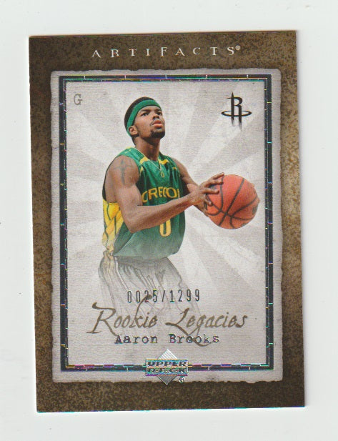 2007-08 Artifacts Rookie Legacies #125 Aaron Brooks