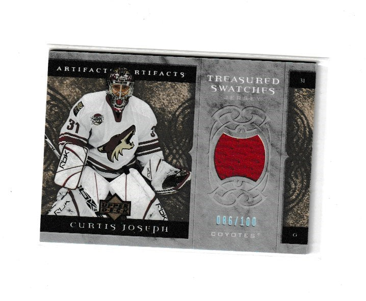 2007-08 Artifacts Treasured Swatches Silver #TS-CJ Curtis Joseph