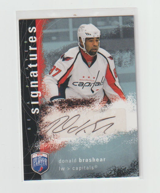 2007-08 Be A Player Signatures #S-DO Donald Brashear