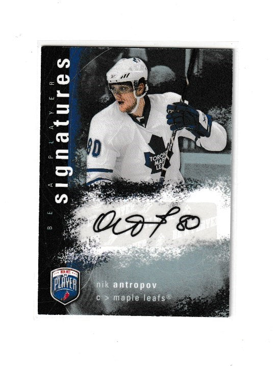 2007-08 Be A Player Signatures #S-NA Nik Antropov