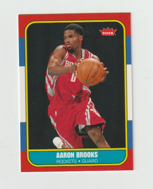 2007-08 Fleer 1986-87 Rookies Glossy #86R-136 Aaron Brooks